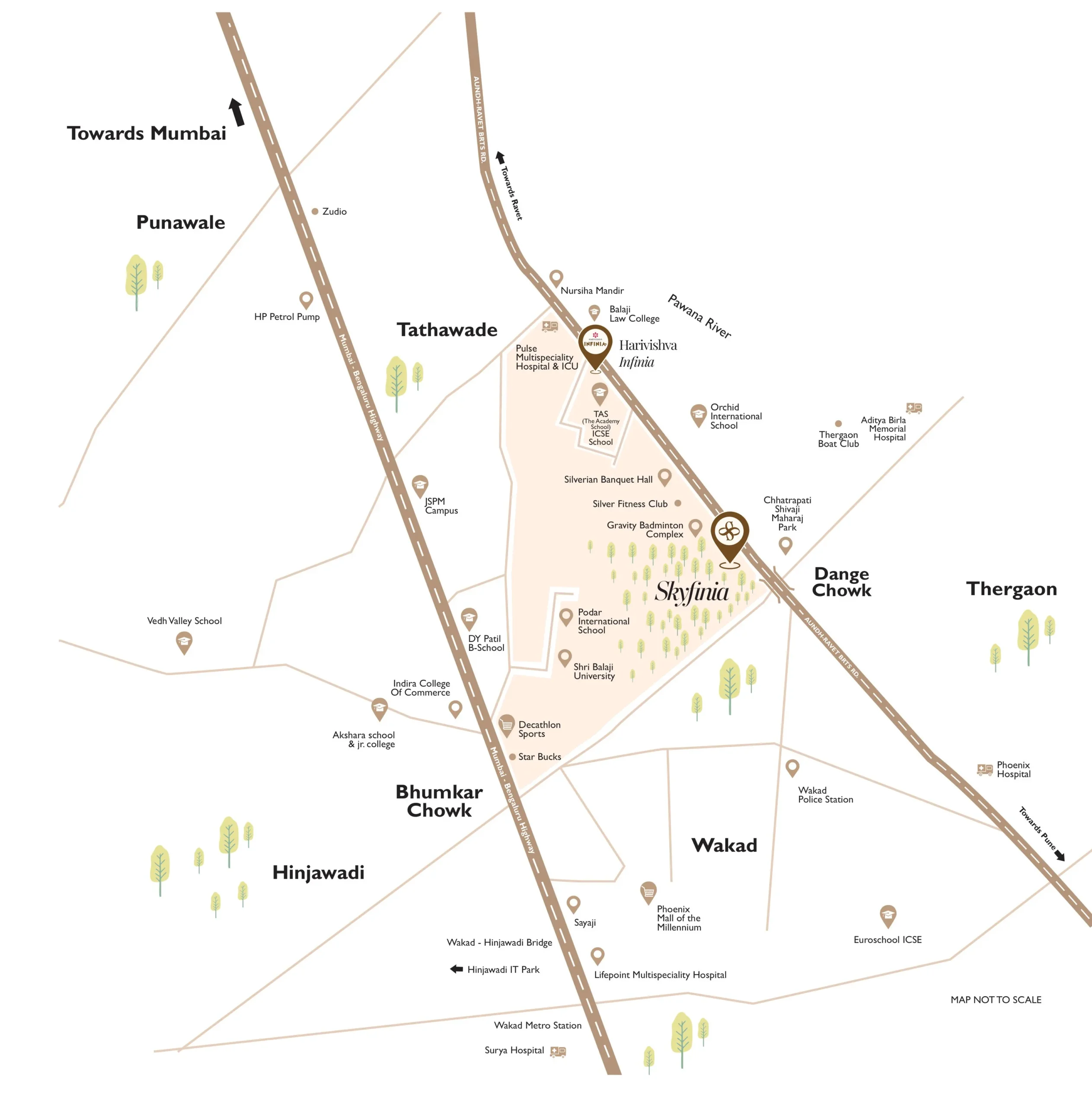 Site Map for Harivishva Skyfinia Phase 1