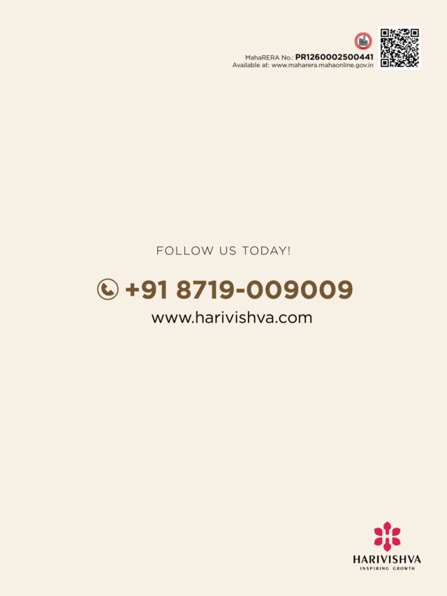 Your home should be a reflection of where you're headed, not just where you are. At Harivishva, we bring you luxury that grows with you.
#ItsRARE

3 & 2 Bed Residences at Tathwade

Call Us Now and Schedule Your Visit!

harivishva.com

#harivishva #itsrare #tathwade #2bhk #3bhk #luxuryhomes #modernliving #dreamhome #spacioushomes #futureliving #premiumresidences #urbanliving #homegoals #smartliving #familyhomes #elevatedliving